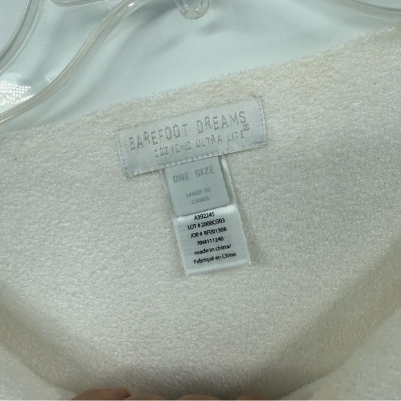 Barefoot Dreams CozyChic Ultra Lite Breeze Poncho Ombre Soft Violet One Size - Picture 5 of 7